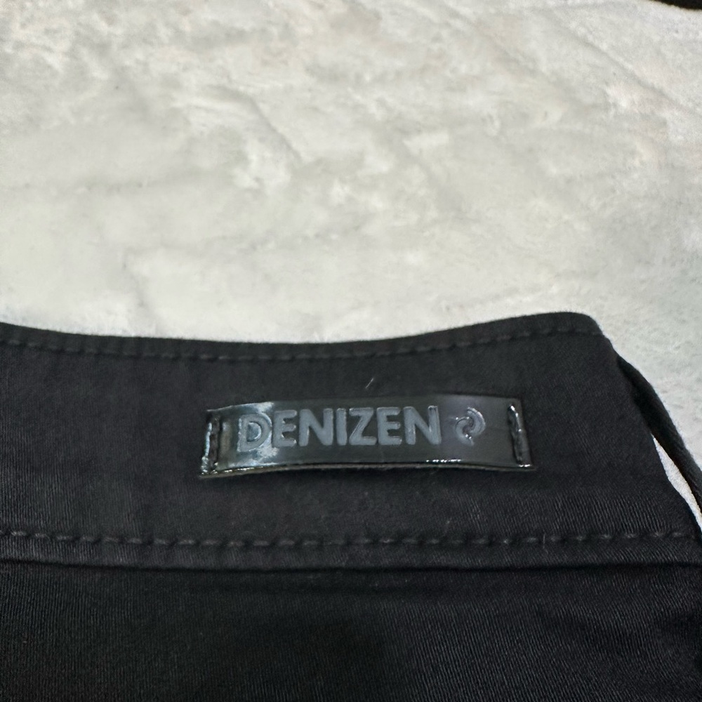 Nice $48 Denizen Levis Black Button Zip Stretch Jean Denim Shorts Womens 9 M - Picture 8 of 13
